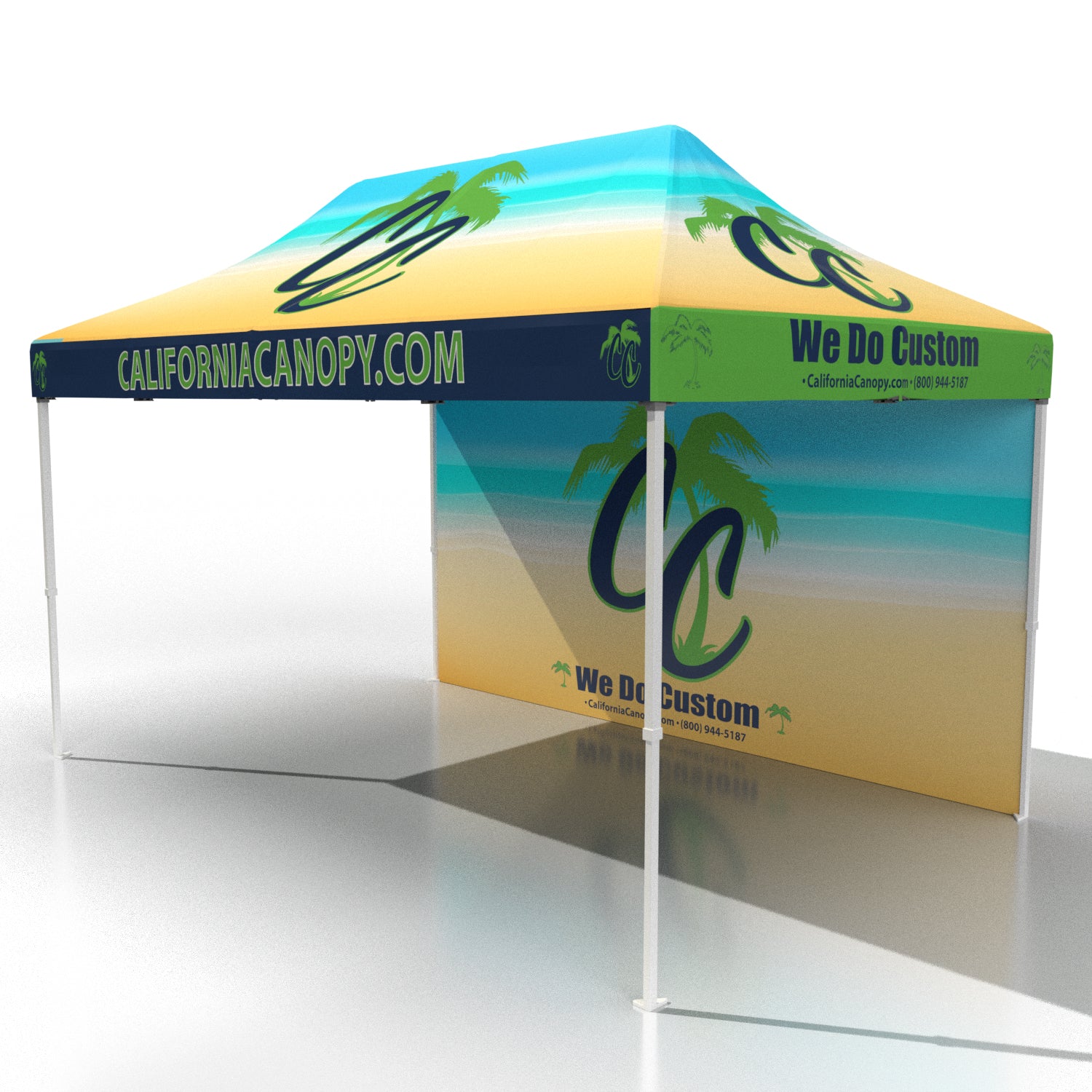 (10'x15') The HEADQUARTER Custom Canopies - Hex (Texture Coated) Steel ...