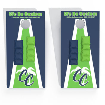 Seattle Seahawks Cornhole Wraps - Set of 2