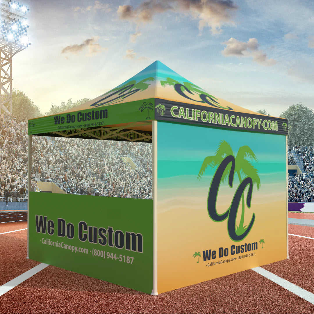 (10'x10') The Utility 30mm Square (Texture Coated) Steel Custom Canopies