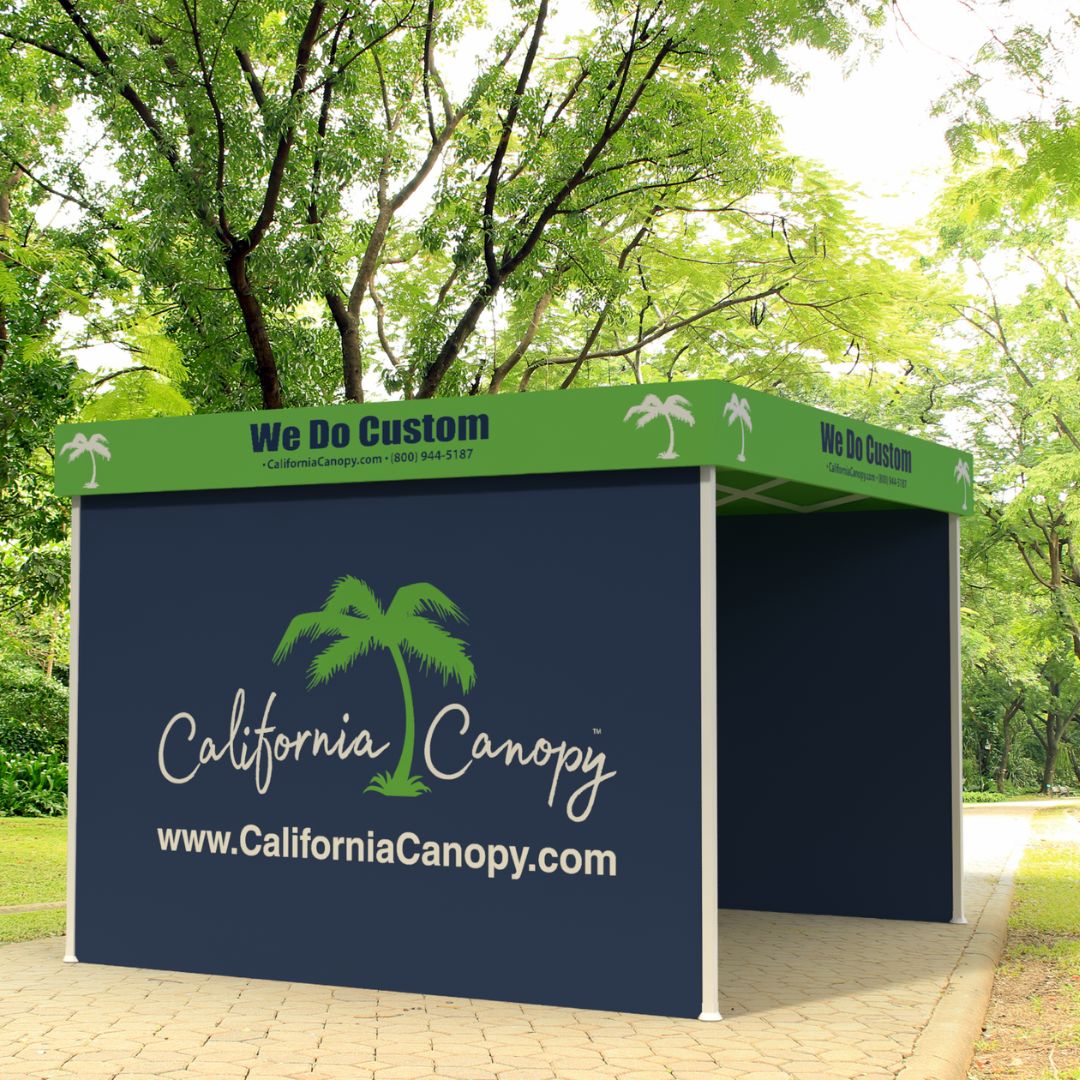 FLAT TOP (10'x10') Custom Canopies - Hexagon Aluminum