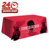 Premium Table Throw (Full-Color Dye Sublimation, Full Bleed)